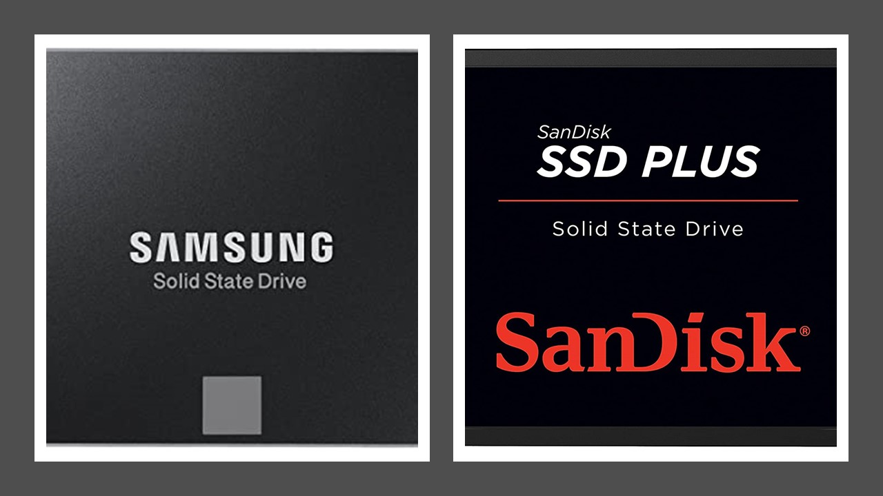 SSD BATTLE Sandisk SSD Plus 480gb vs Samsung 850 Evo