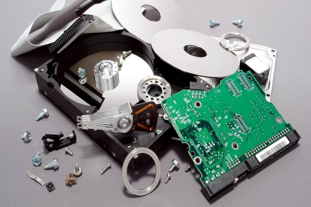 service de destruction de disques durs
