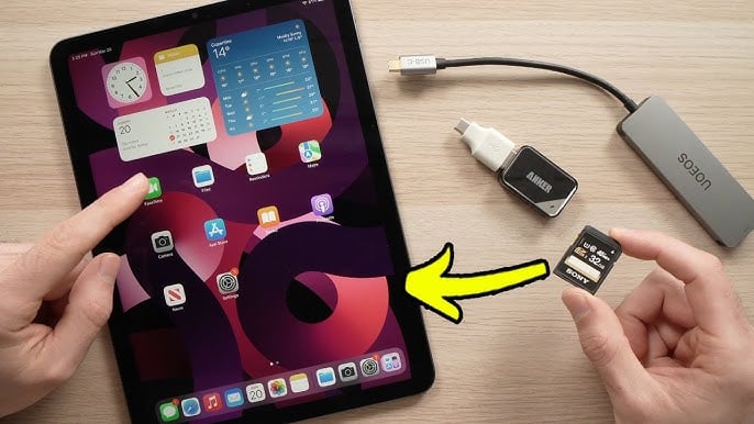 sd card for ipad