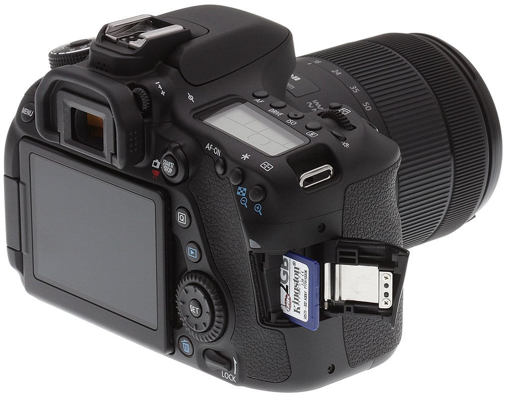 canon 80d sd card